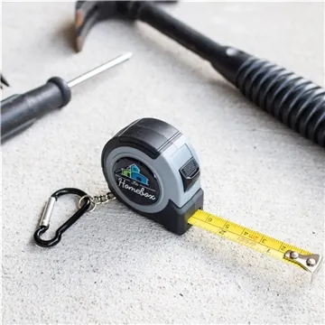 Image of 75 Customized Junior Mate 6' Locking Tape Measure - Carabiner Clip