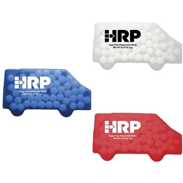 Image of 150 Customized Truck Shaped Credit Card Mints