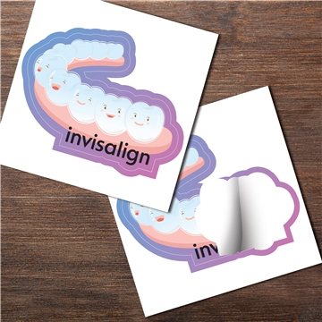 5 x 5 Kiss Cut Stickers - Moisture Resistant