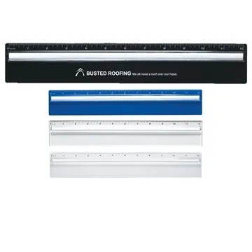 Image of 100 Custom Plastic 12" Ruler With Magnifying Glass