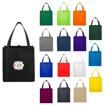 Image of 200 Customized Little Juno Non-Woven Grocery Tote - Reinforced ...