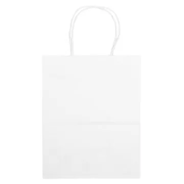 Image of 150 Custom White Kraft Mini - Twisted Handles