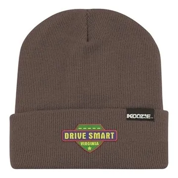 48 Custom Koozie Cuff Beanie - Fleece Lined & Stretch Fit