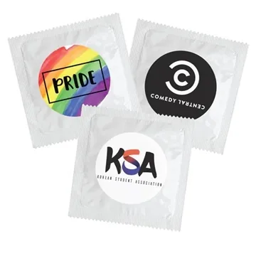 Image of 250 Custom Individual Condom w/ Round 4 Color Process Printing ...