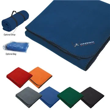 Image of 25 Custom Fleece Stadium Blanket - 60x50 & Washable