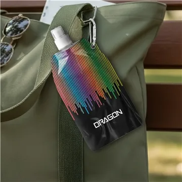 Image of 150 Custom Rainbow Collapsible Water Bottle - Dishwasher Safe & ...