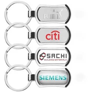 Image of 250 Promotional The Corsa Key Chain - Satin Metal