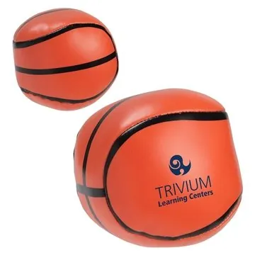 Image of 100 Customized Basketball Fiberfill Sports Ball - Soft Touch Vinyl
