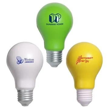 Image of 150 Customized Lightbulb - Stress Reliever - Polyurethane