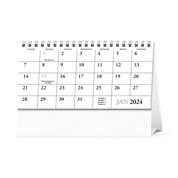 Image of 100 Promotional Scenic America Desk Tent Calendar - FSC Certified