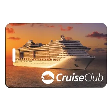 Image of 150 Customized Rectangle Shaped Luggage Tag - High Gloss Laminated