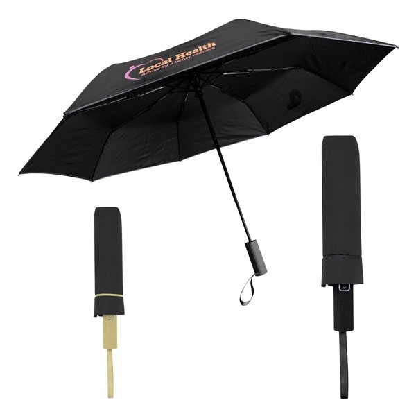 46" Arc Templeton Telescopic Umbrella - Automatic Open