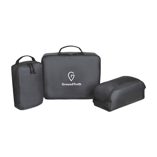 Renew rPET 3 Piece Packing Cube Set - Recycled Material &amp; Nesting