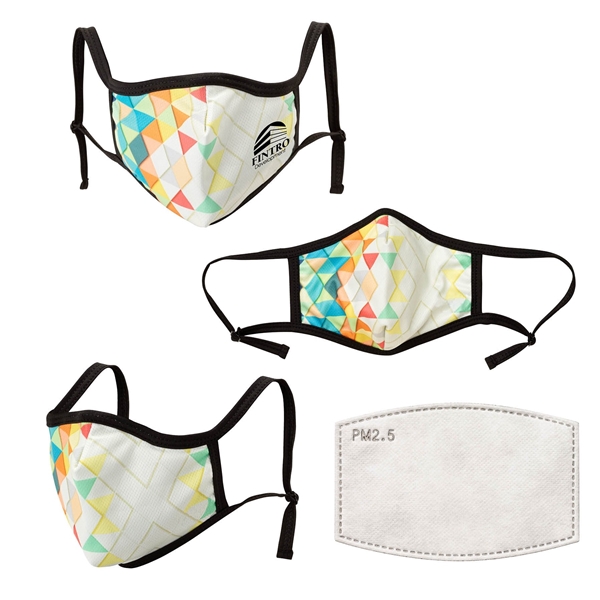 Border I Adjustable 3-Layer Mask-S/M - USA Made &amp; PM2.5 Filter