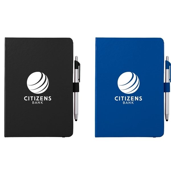 6" x 8.5" Crown Journal with Pen-Stylus