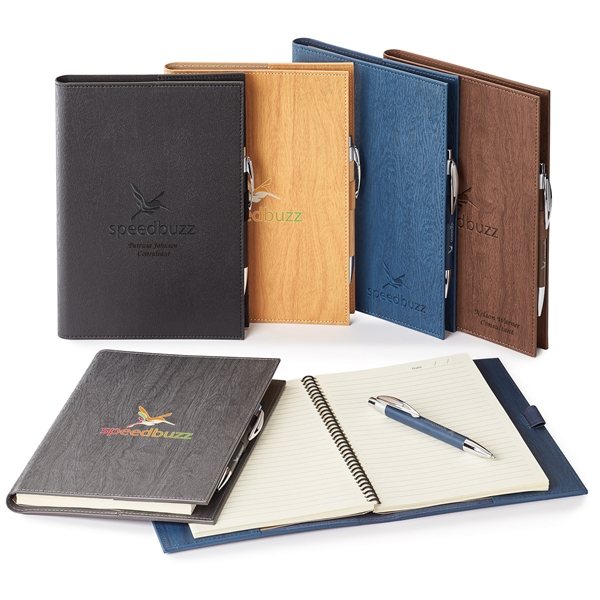 Ronan Refillable Journal Notebook Combo - FSC Certified &amp; Bamboo