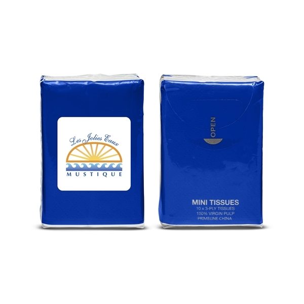 Mini Tissue Packet - 3-Ply &amp; Resealable