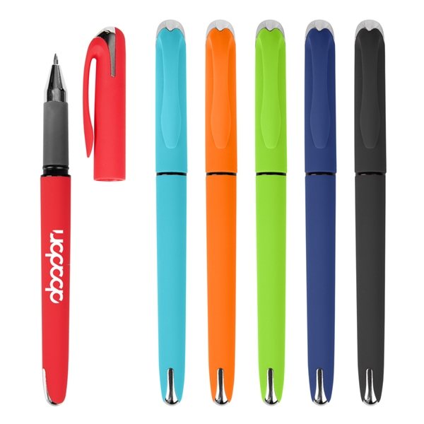 Santa Cruz Velvet Touch Gel Pen - Rubberized