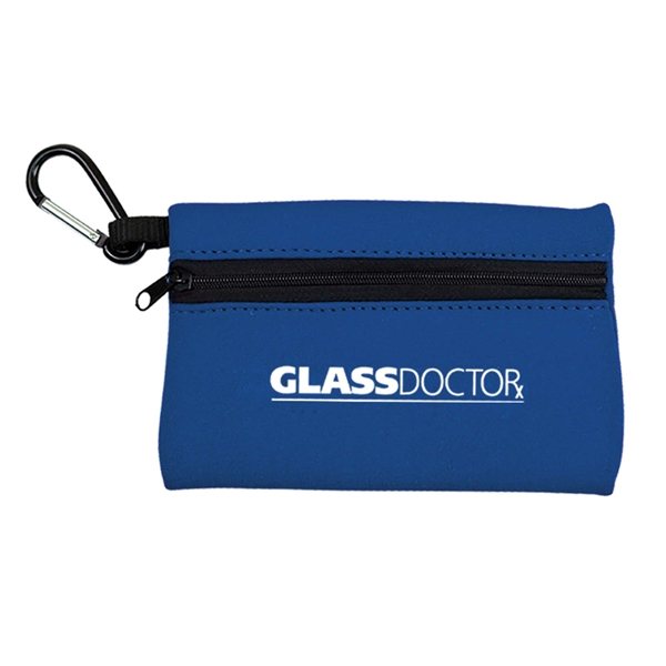 Zipper Tote With Carabiner - Foam Lined