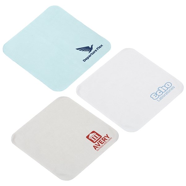 Heavyweight 6" x 6" Draw Twist Microfiber Cleaning Cloth- 1-Color - 200GSM & Moisture Absorbing