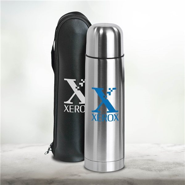 CLAYTON – 24 OZ BULLET STAINLESS STEEL VACUUM BOTTLE