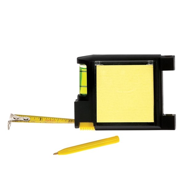 Multi-Function Tape Measure - Level & Notepad