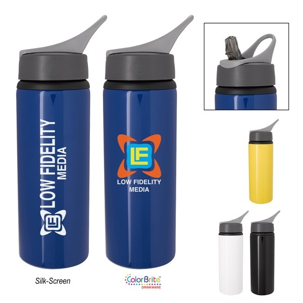 25 oz Tario Aluminum Bike Bottle - BPA Free &amp; Spill-Resistant