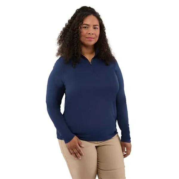 DARA Women's Recycled Tech Quarter Zip - UPF 50+ & Moisture-Wicking
