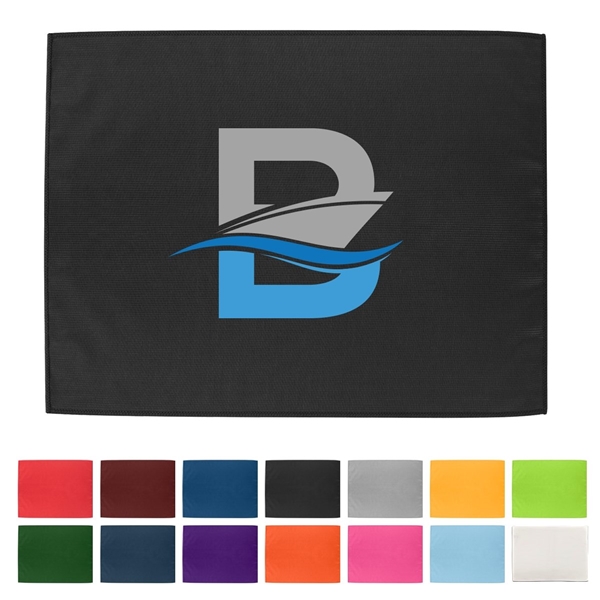 15" x 18" Microfiber Rally Towel - Cotton Feel