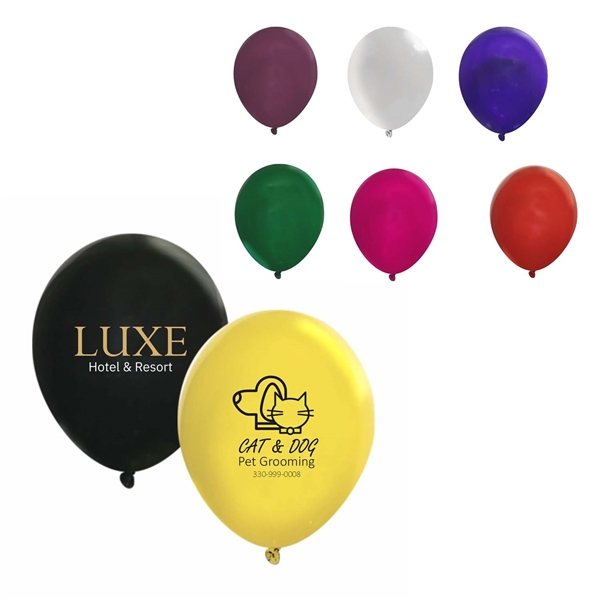 11" USA Crystal Latex Balloon - Biodegradable &amp; Helium Quality