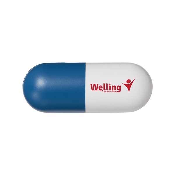 Pill Shape Stress Stress Ball - Polyurethane &amp; Handmade