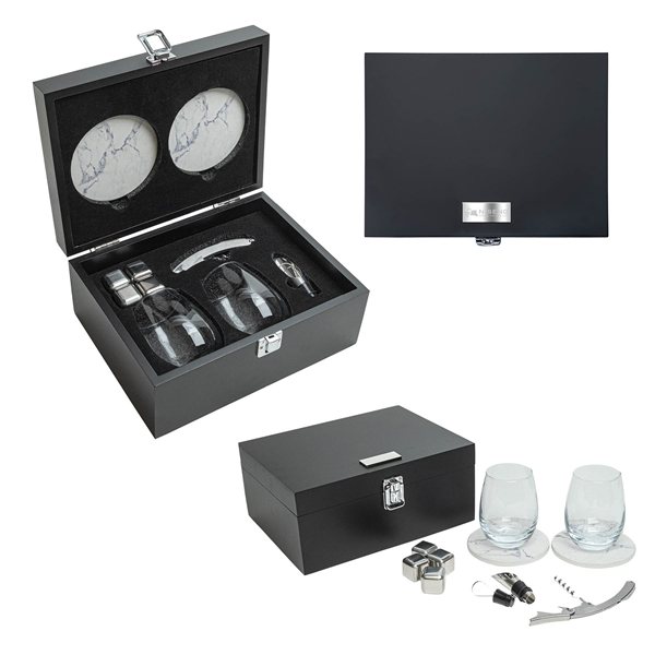 Lewis 10-Piece Wine Set with Tools - Stainless Steel &amp; Dishwasher Safe