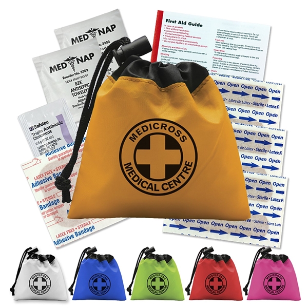 Cinch Tote First Aid Kit - Latex-free