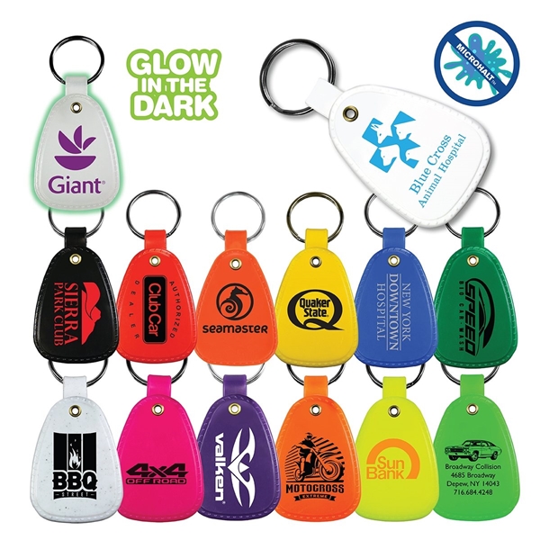 MicroHalt Western Saddle Key Tag - Antimicrobial
