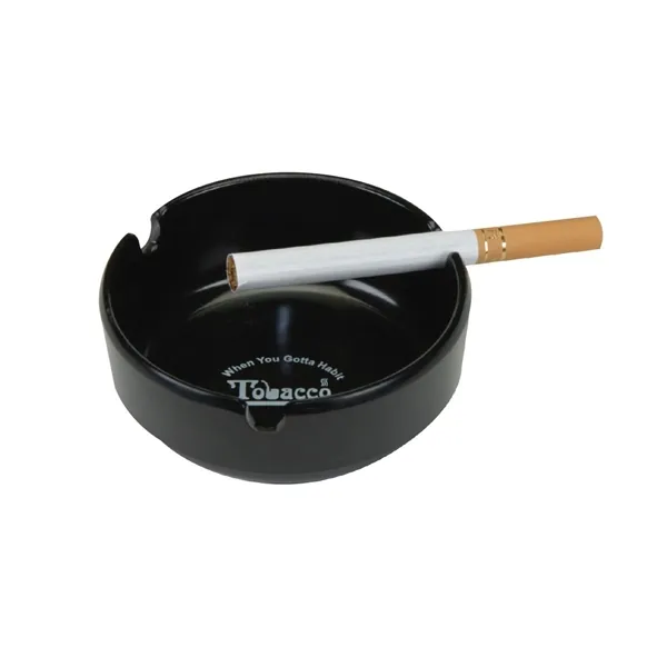 Custom Heatproof Plastic Ashtrays | 3-Groove ABS Design