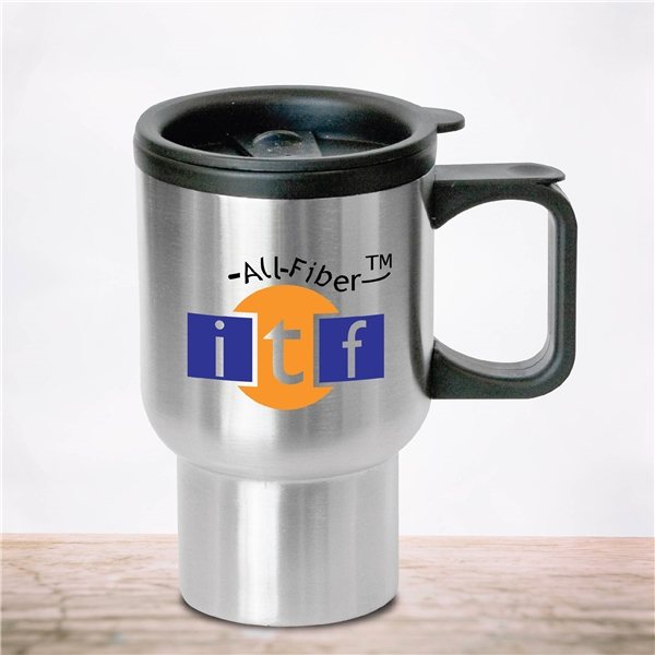 BISHOP – 16 OZ STAINLESS STEEL TRAVEL MUG