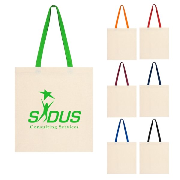Penny Wise 4 oz. Cotton Canvas Tote Bag - Long Handles