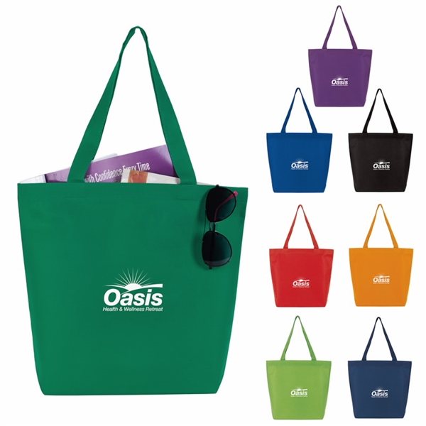 Non-Woven Convention Tote - Gusseted