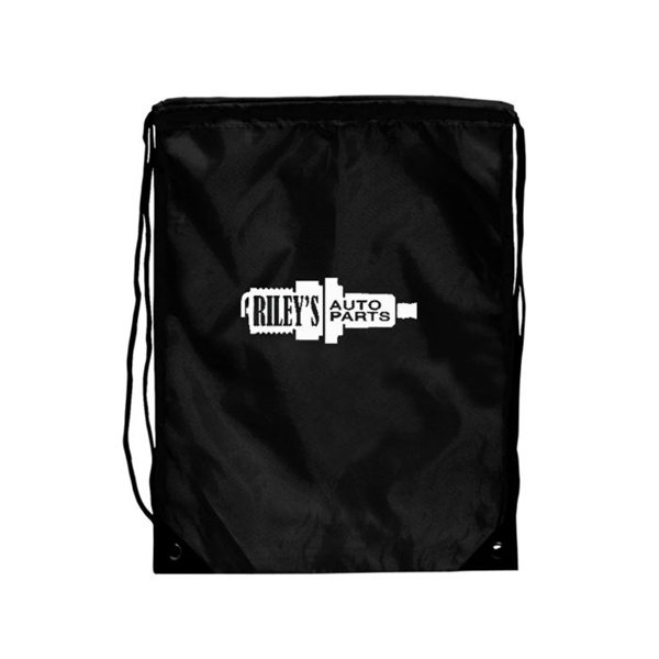 Barato Drawstring Backpack - Polyester &amp; Metal Grommets