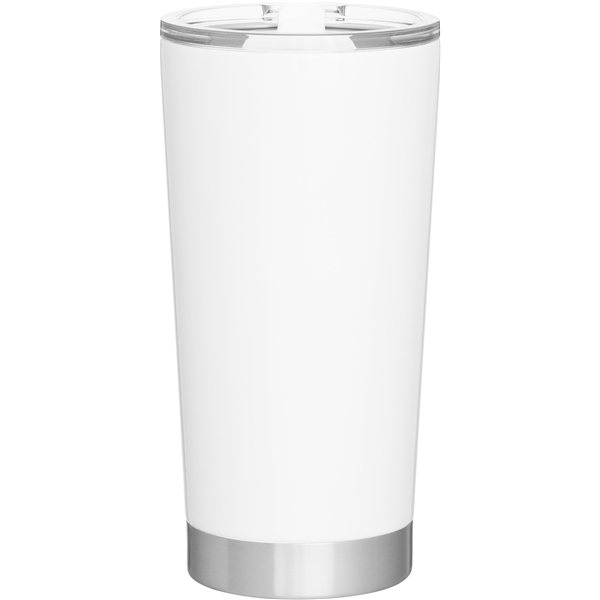 20 oz Frost Stainless Steel Tumbler - White
