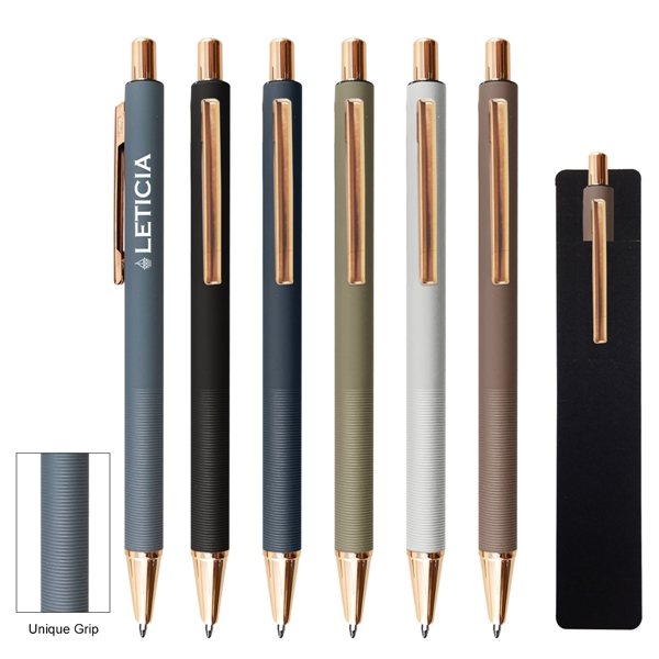 Harlow Pen - Aluminum & Rose Gold