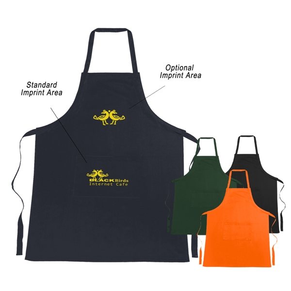 100% Cotton Apron - Adjustable &amp; Lightweight