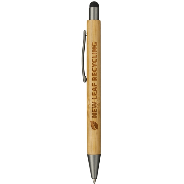 Bamboo Quick-Dry Gel Ballpoint Stylus - Touchscreen Compatible