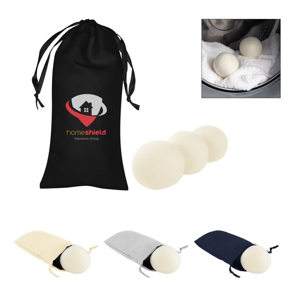 Wool Dryer Ball Set - Eco-Friendly