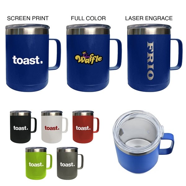 14oz Insulated Mug - Vacuum Insulated &amp; 16hr Cold Retention