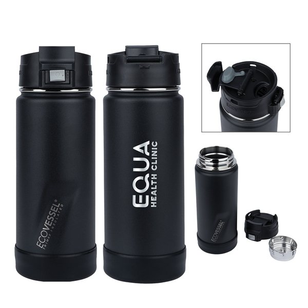 EcoVessel® The Perk 16 oz Vacuum Insulated Travel Mug