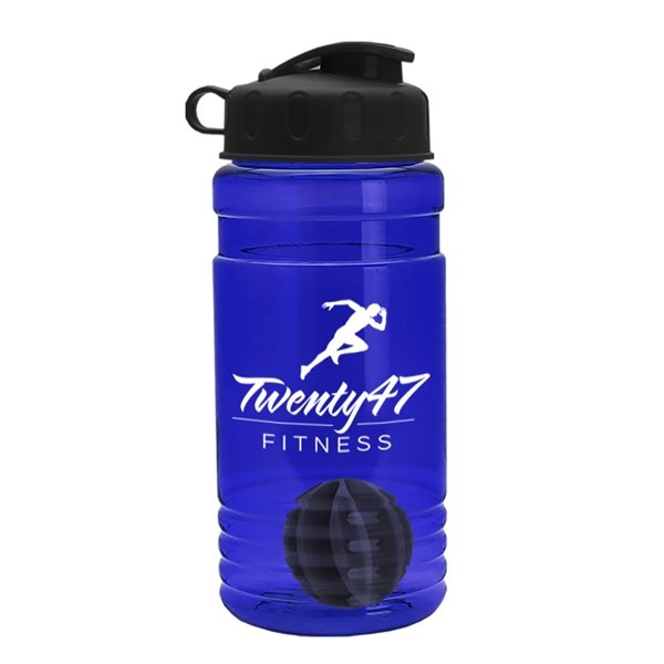 Groove – 20 oz Tritan™ Shaker bottle with Flip lid and Mixing ball - BPA-Free &amp; Odor Resistant