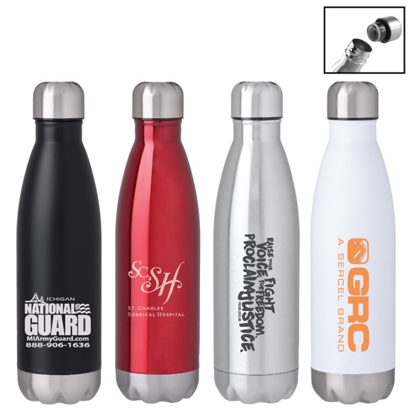 Spectrum Vacuum Cola Water Bottle Tumbler - Double Wall &amp; Leak Resistant