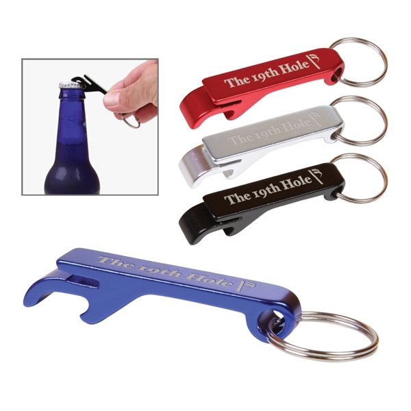 Aluminum Bottle Opener - Keychain