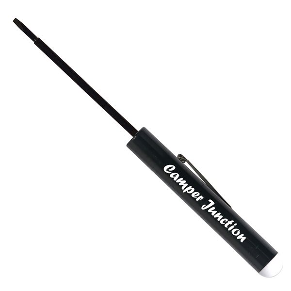 Fixed 2.5mm Tech Blade Screwdriver - Button Top - USA Made &amp; Steel Blade